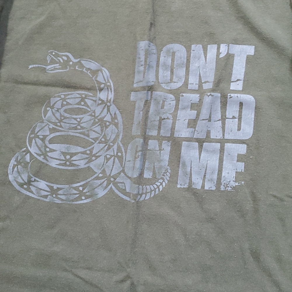 Green Graphic Dont Tread On Me T-Shirts Set - Picture 3 of 4